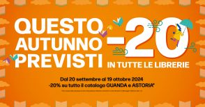 Nuovi sconti per Guanda e astoria: -20% su tutto il catalogo